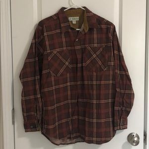 Maroon flannel